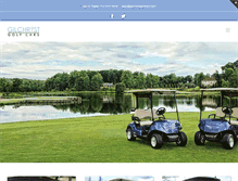 Tablet Screenshot of gilchristgolfcars.com